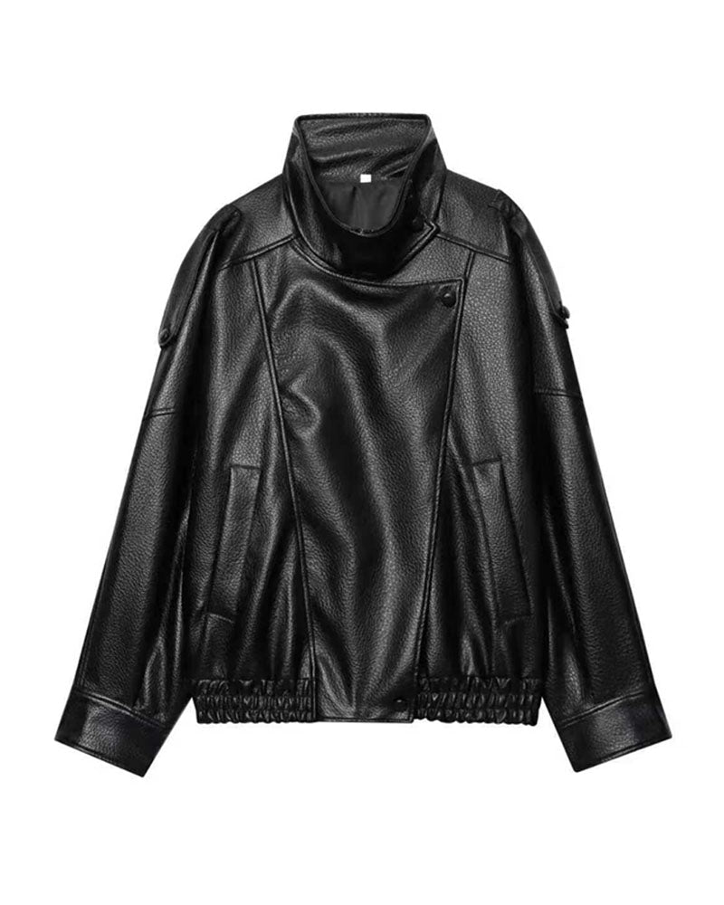Own The Room Leather Moto Jacket
