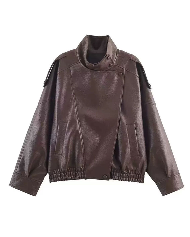 Own The Room Leather Moto Jacket