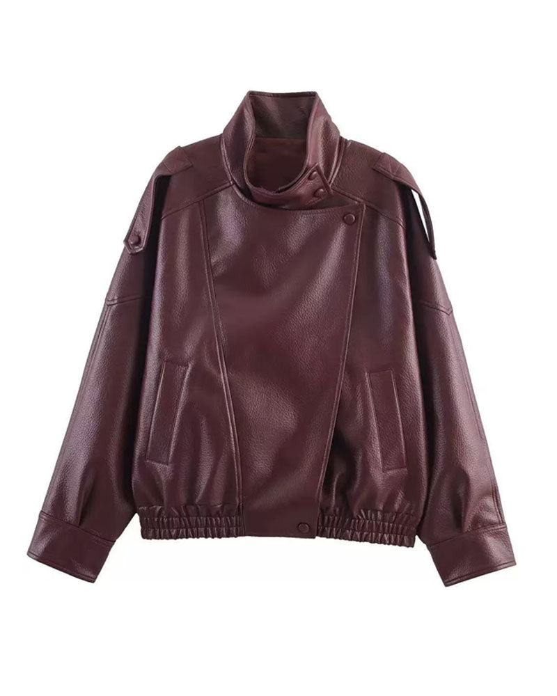 Own The Room Leather Moto Jacket