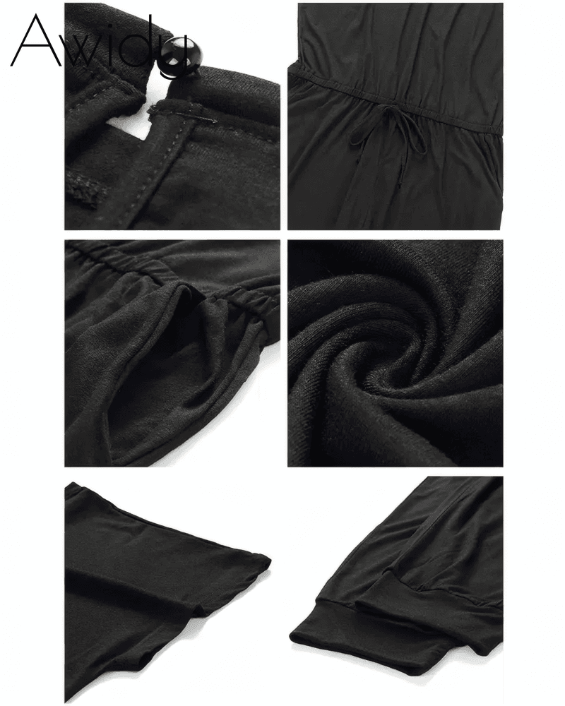 Drop Shoulder Jumpsuit