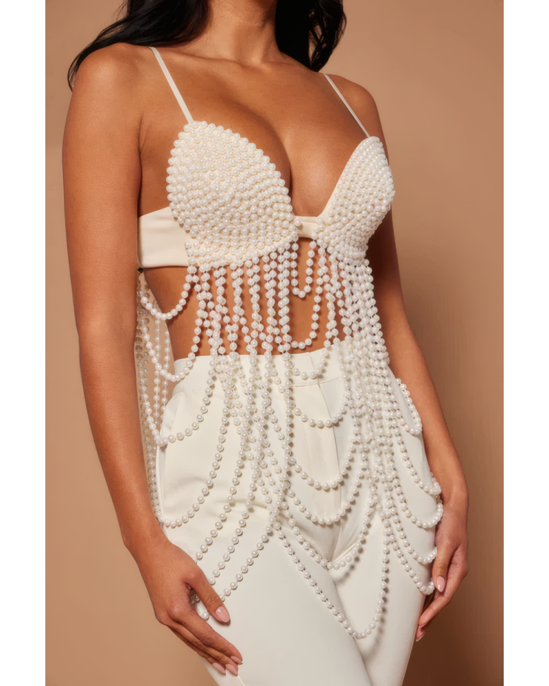 Pearls On Pearls Bralette