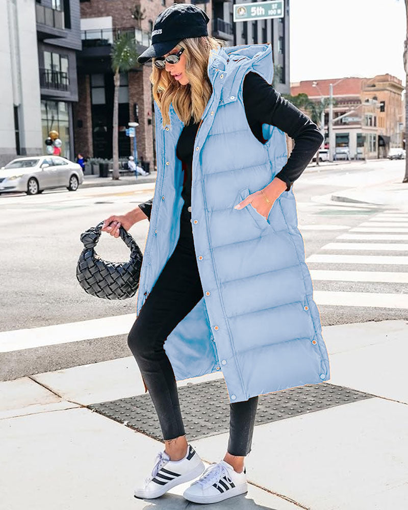 Puffer Hoodie Vest