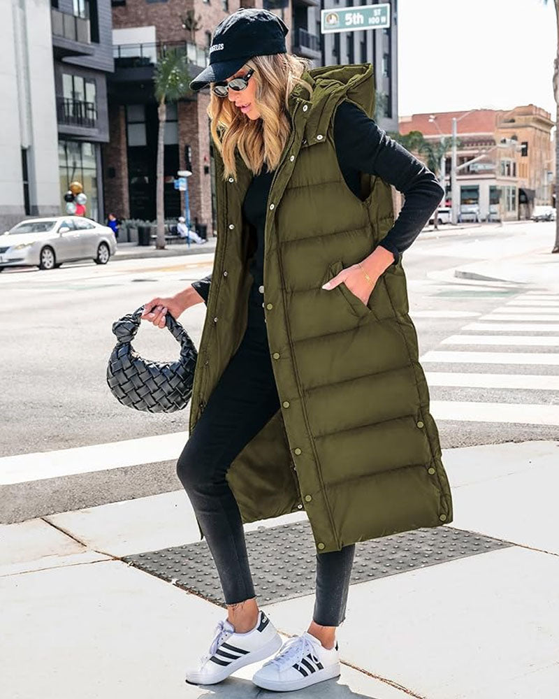Puffer Hoodie Vest