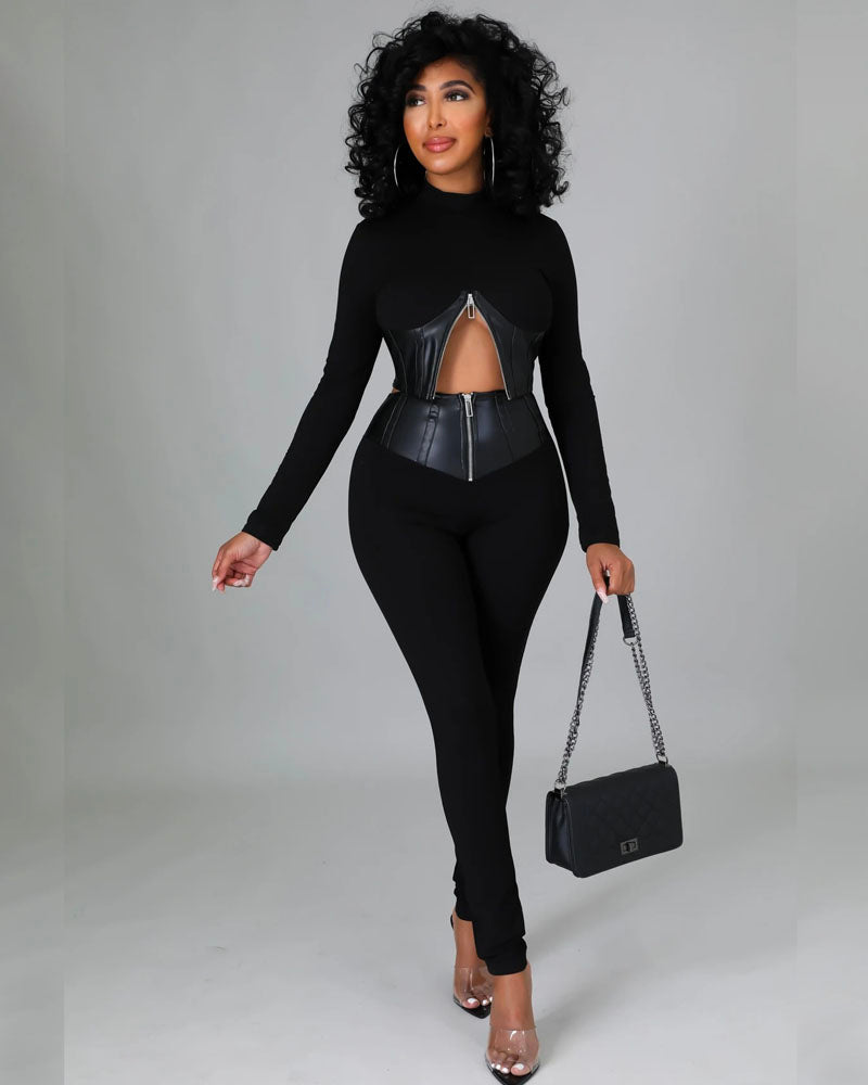 Remi Leggings Set Black