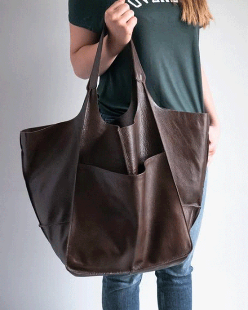 Retro Style Tote Bag Coffee