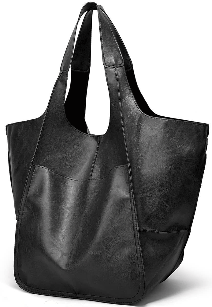 Retro Style Tote Bag Black