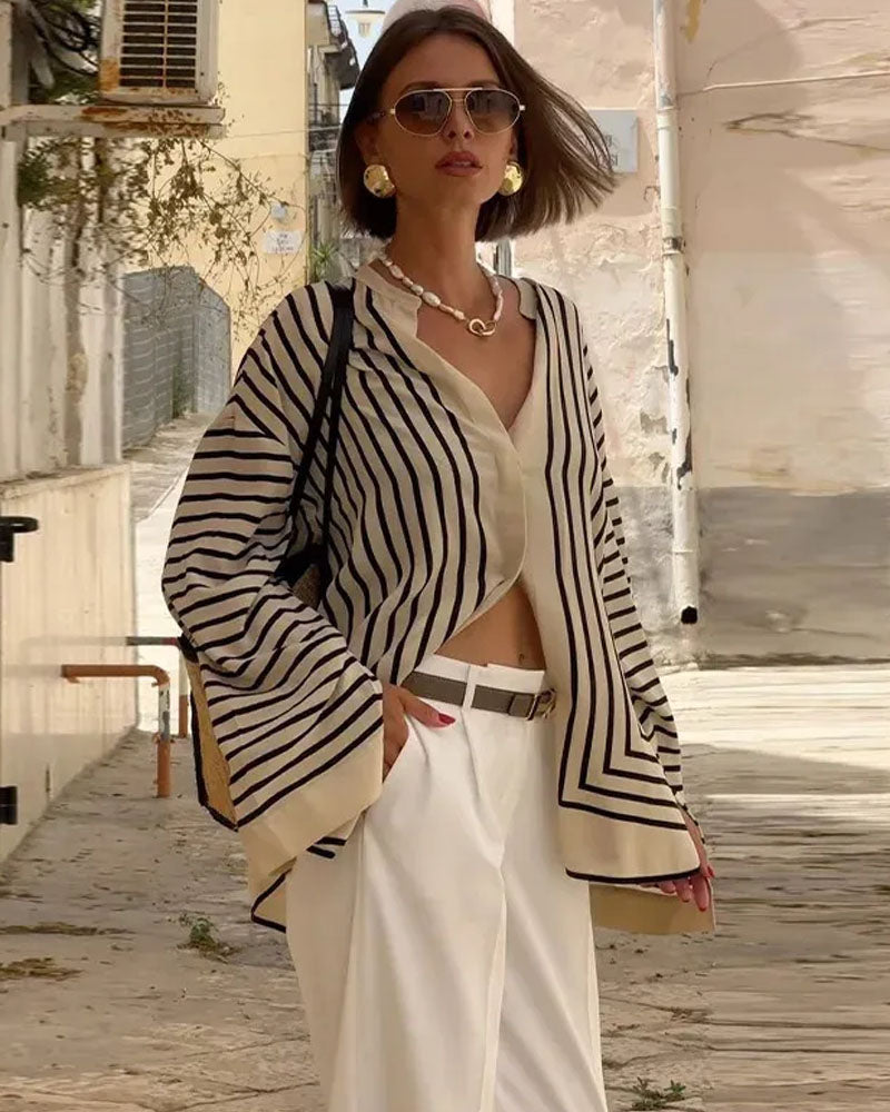 Rich Auntie Cardigan Shirt