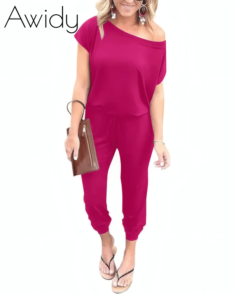 Drop Shoulder Jumpsuit