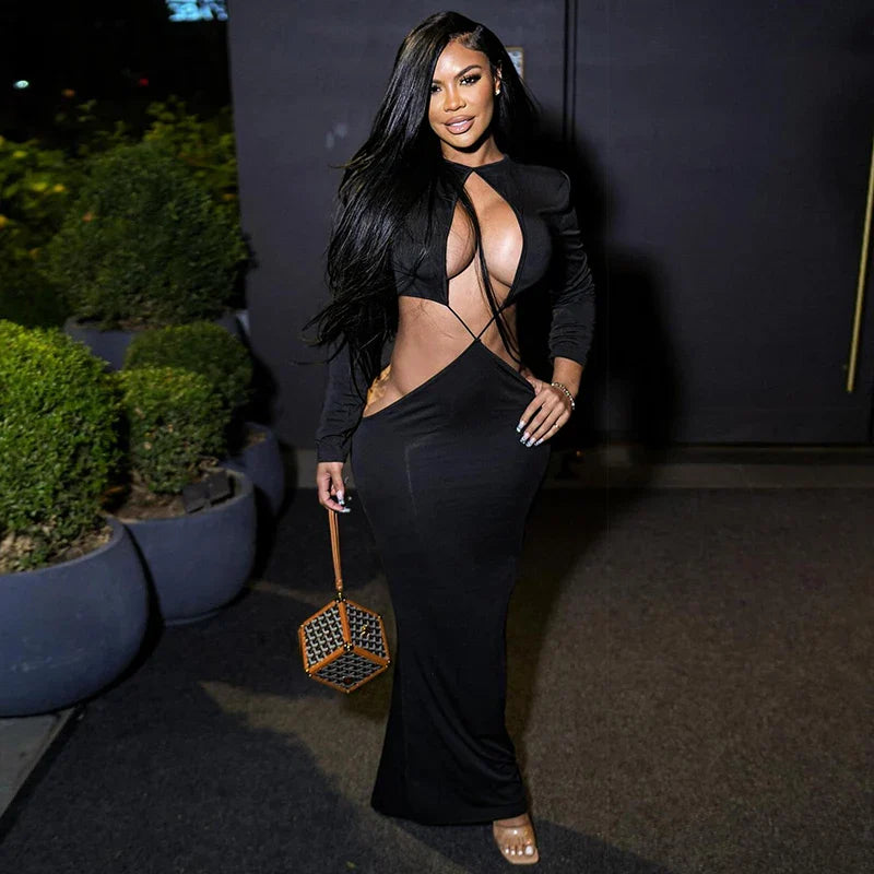 Allure Cut Out Maxi Dress