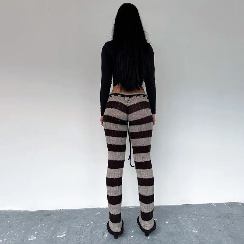 Striped Knit Pants
