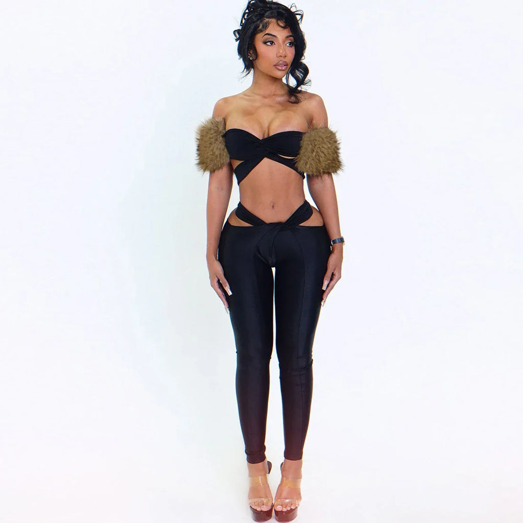 Faux Fur Cutout Set