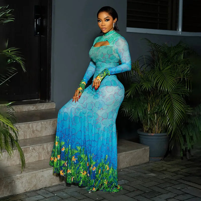 Garden Nights Maxi Dress