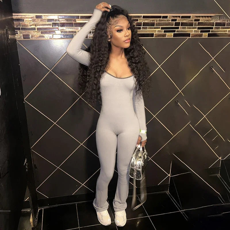 Activewear Jumpsuit With Detachable Sleeves