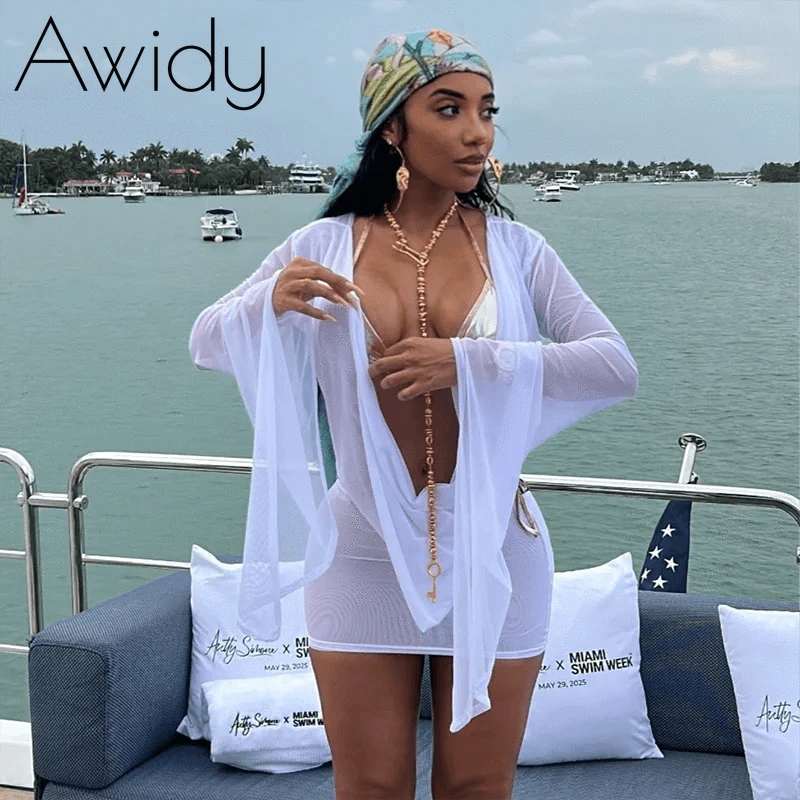 Draped Vacation Mini Dress