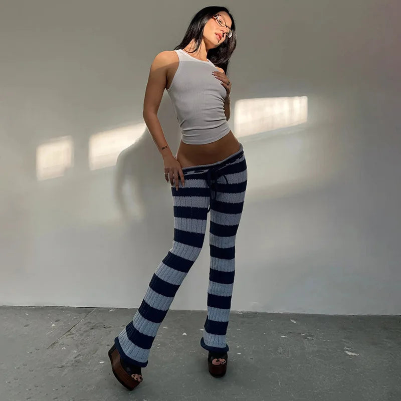 Striped Knit Pants