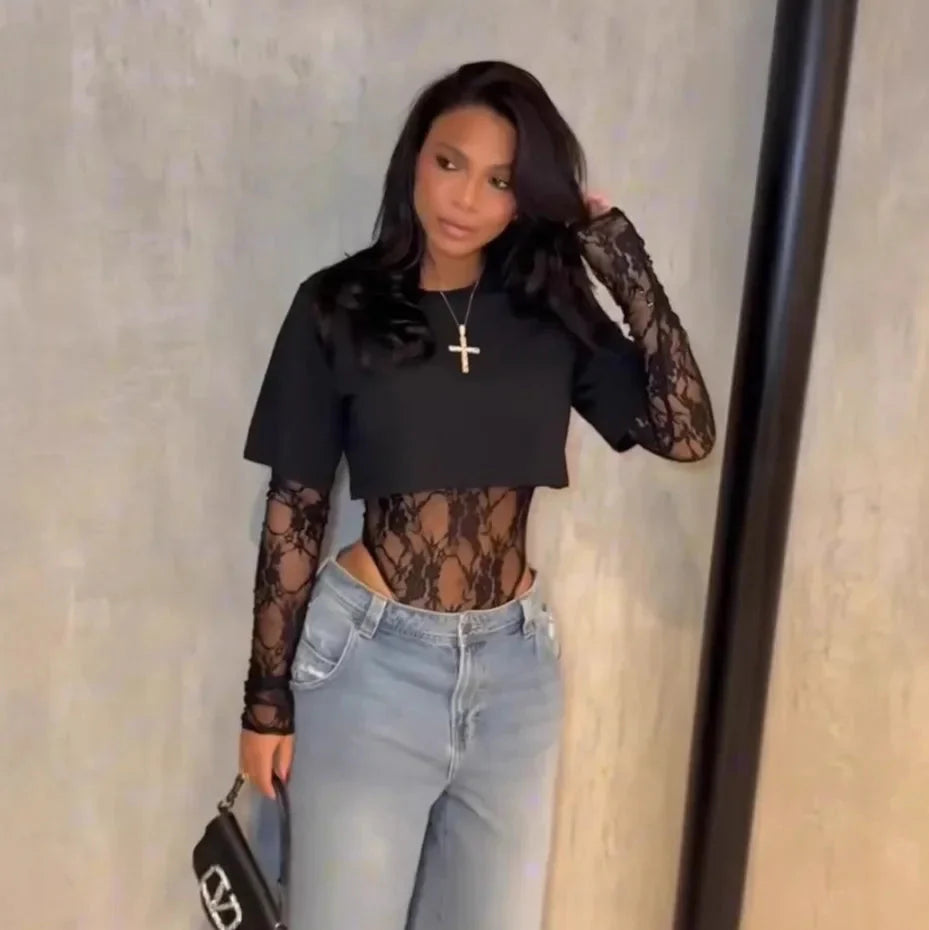 Luxe Illusion Lace Bodysuit