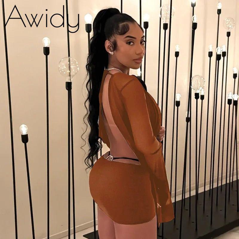 Draped Vacation Mini Dress