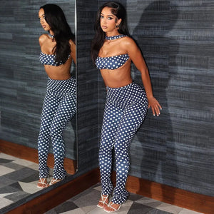 Polka Dot Choker Set