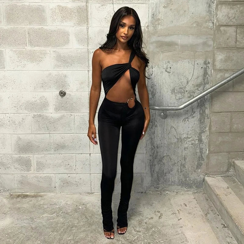 Twist Cut-Out Jumpsuit
