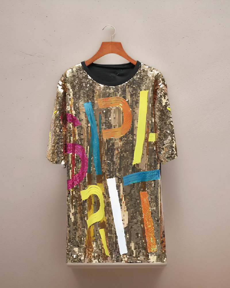 TIME TO SHINE SEQUIN JERSEY SHINE-gold1 One Size
