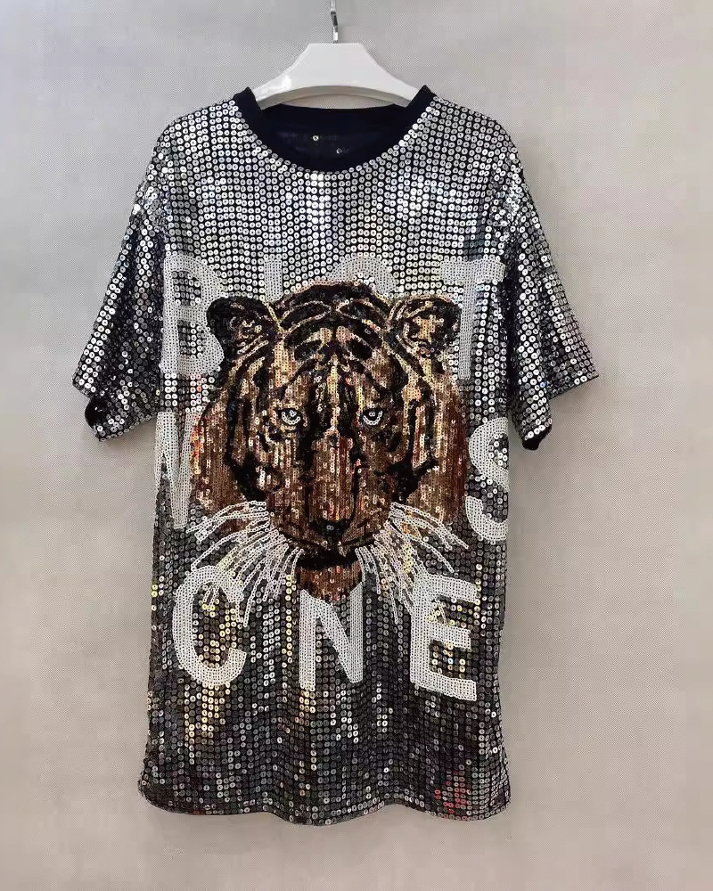 TIME TO SHINE SEQUIN JERSEY SHINE-silver1 One Size