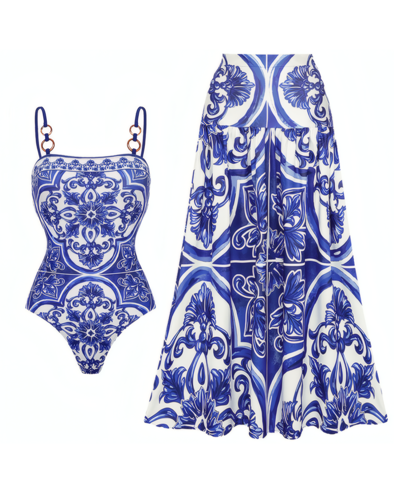 Porcelain Breeze Swim Set