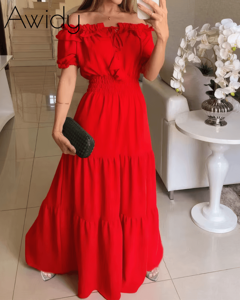 Elena Puff Sleeve Dress
