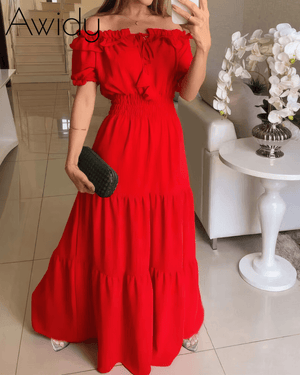 Elena Puff Sleeve Dress