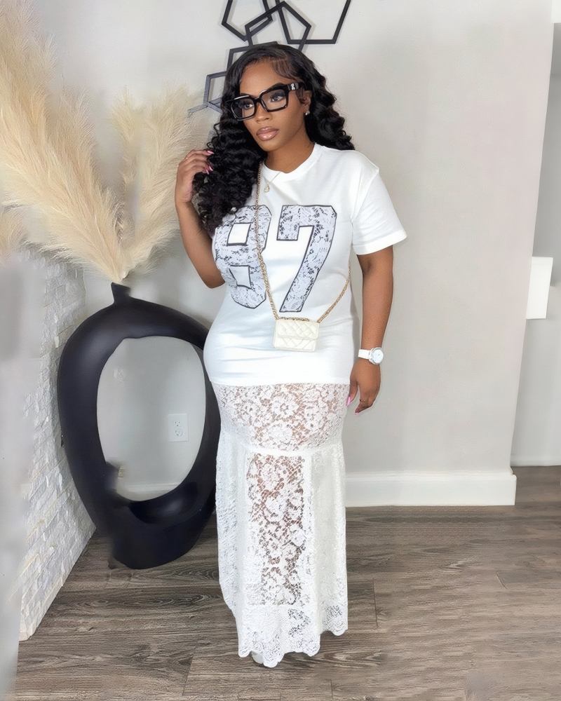 His Biggest Cheerleader Maxi Dress