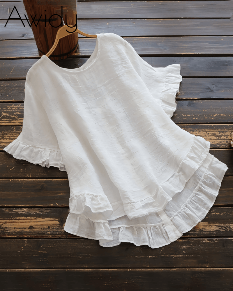 Left On Read Ruffle Top