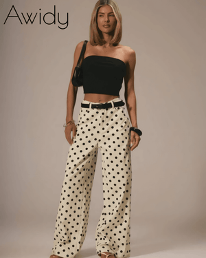 Lucelia Polka Dot Jeans