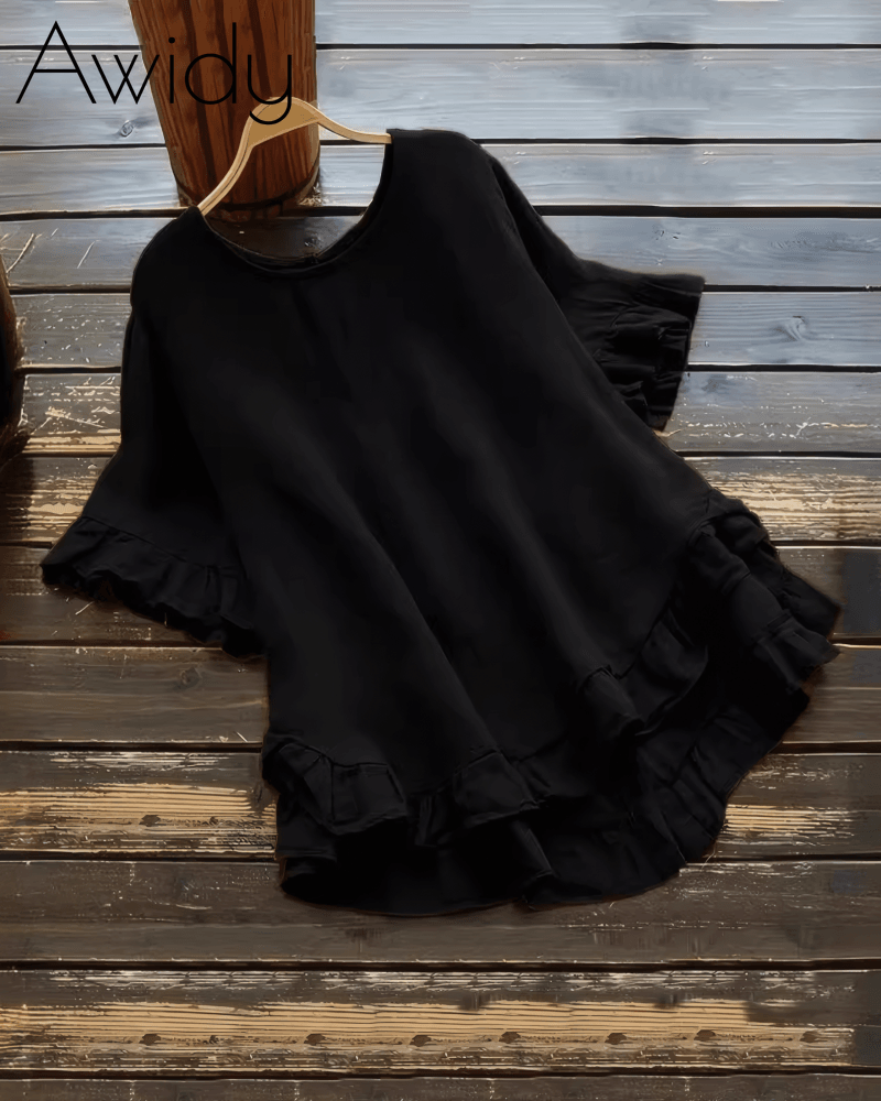 Left On Read Ruffle Top