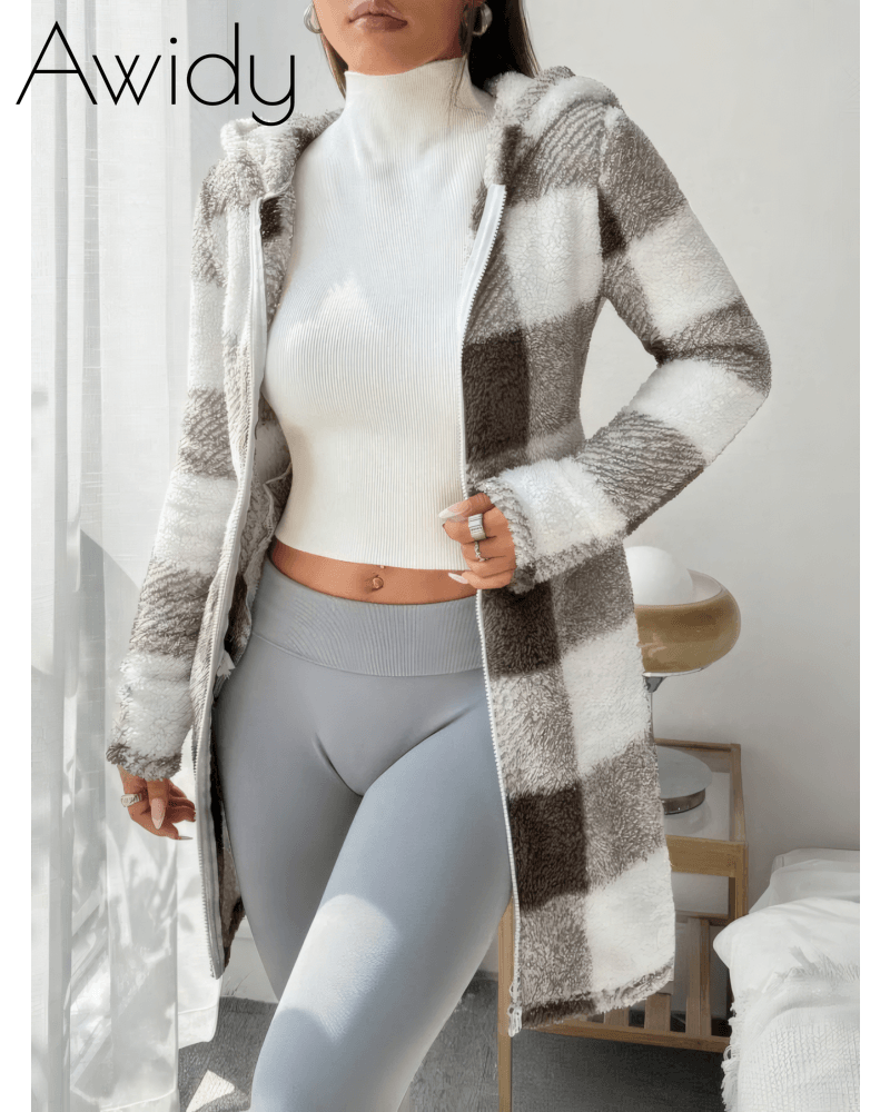 Out Of Town Plaid Sherpa Shacket