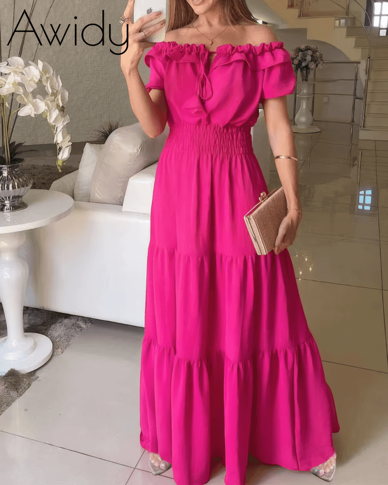Elena Puff Sleeve Dress
