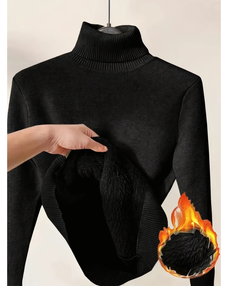 Cozy Turtle Neck Pullover Sweater