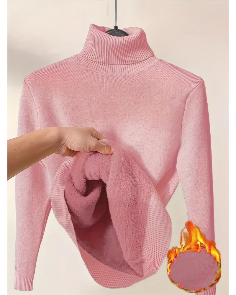 Cozy Turtle Neck Pullover Sweater