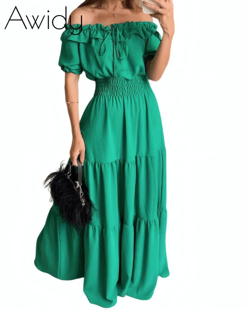 Elena Puff Sleeve Dress