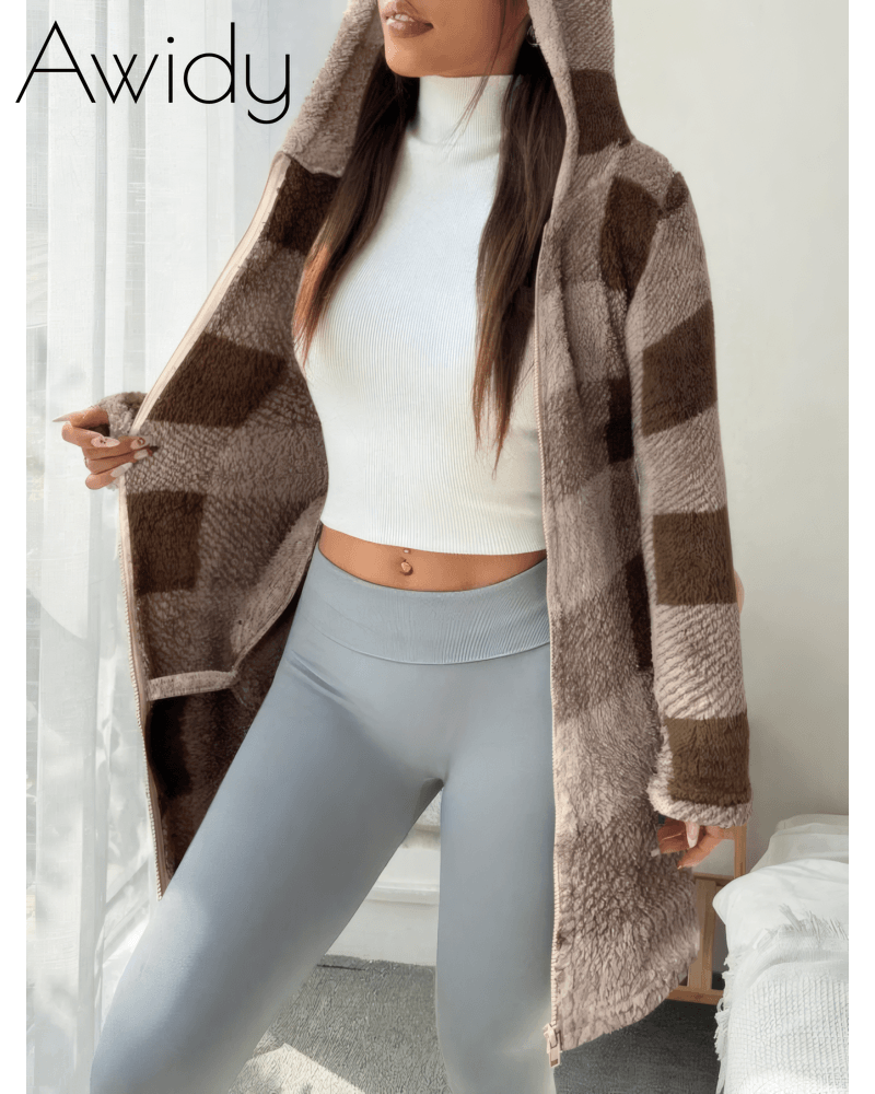 Out Of Town Plaid Sherpa Shacket