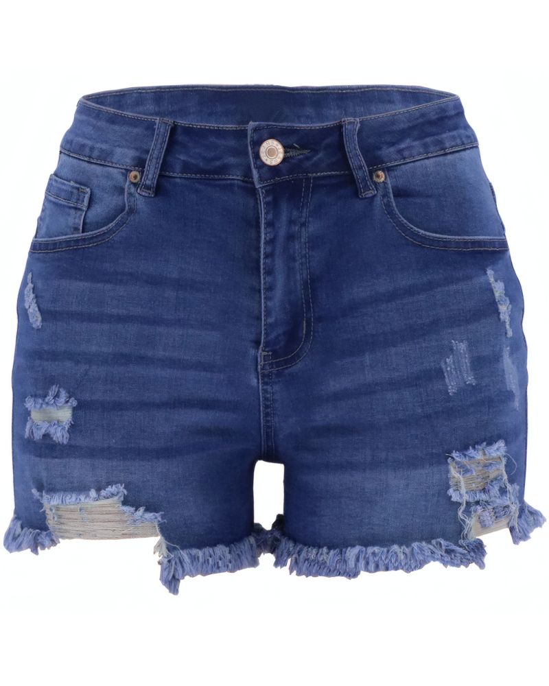 Kaleigh Stretch Denim Shorts