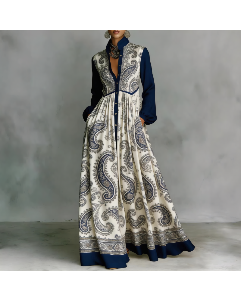 Mosaic Hour Maxi Dress