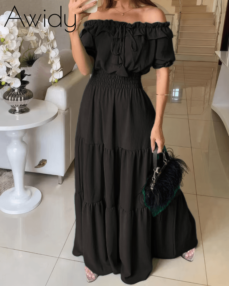 Elena Puff Sleeve Dress