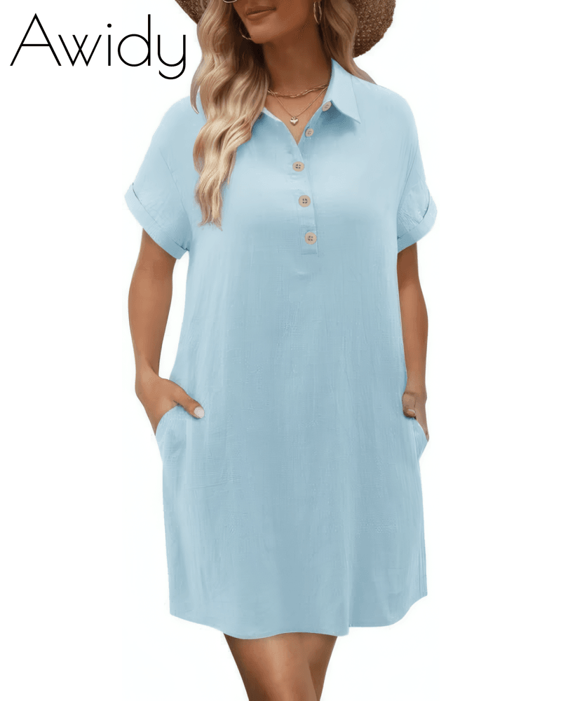 Amelia Mini Shirt Dress