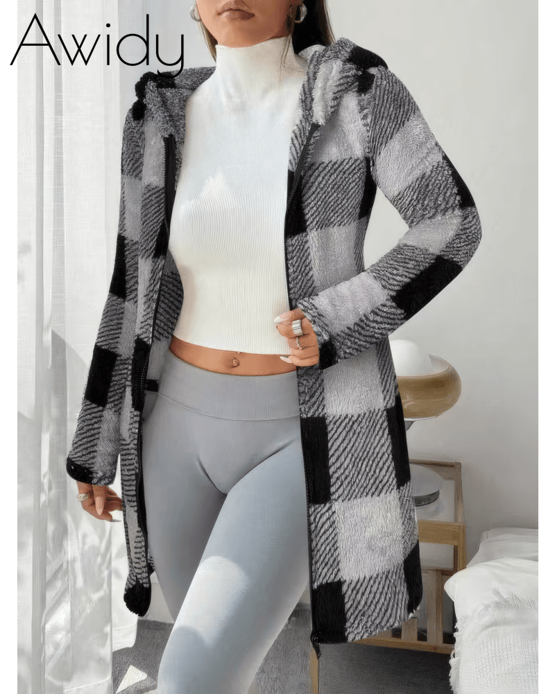 Out Of Town Plaid Sherpa Shacket