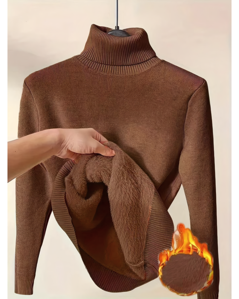 Cozy Turtle Neck Pullover Sweater