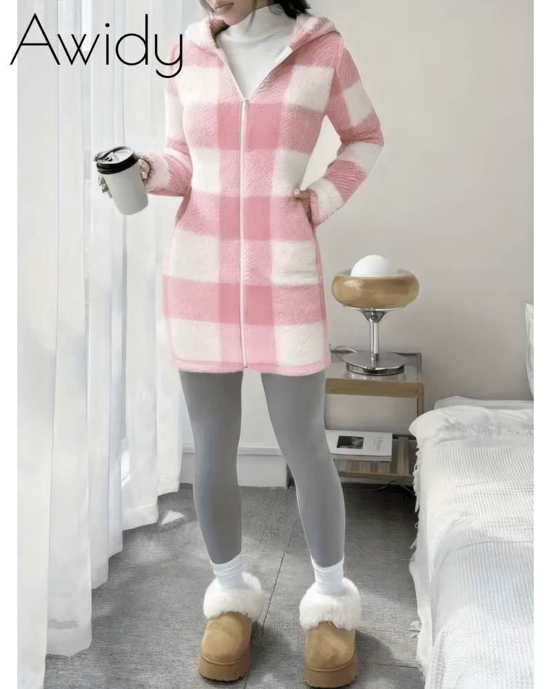 Out Of Town Plaid Sherpa Shacket