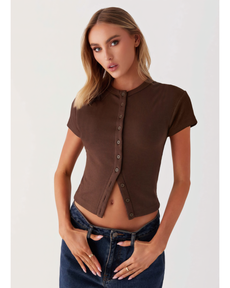 Suzu Ribbed Tee
