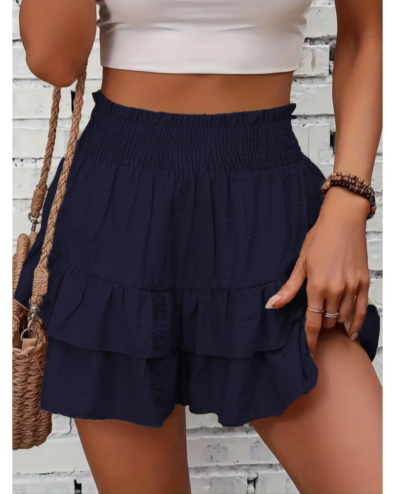 Ava Tiered Mini Shorts