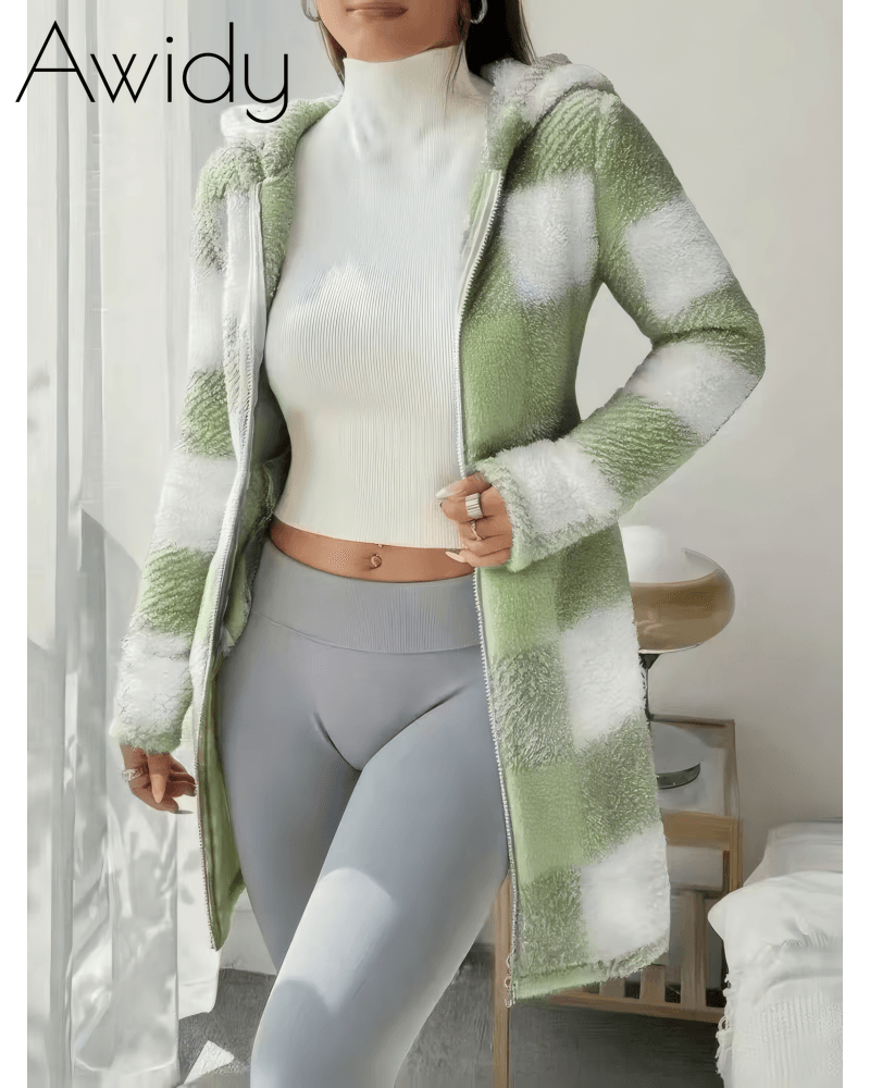 Out Of Town Plaid Sherpa Shacket
