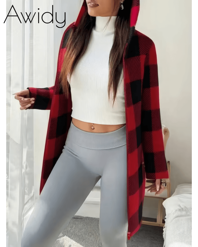 Out Of Town Plaid Sherpa Shacket