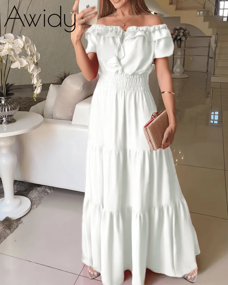 Elena Puff Sleeve Dress